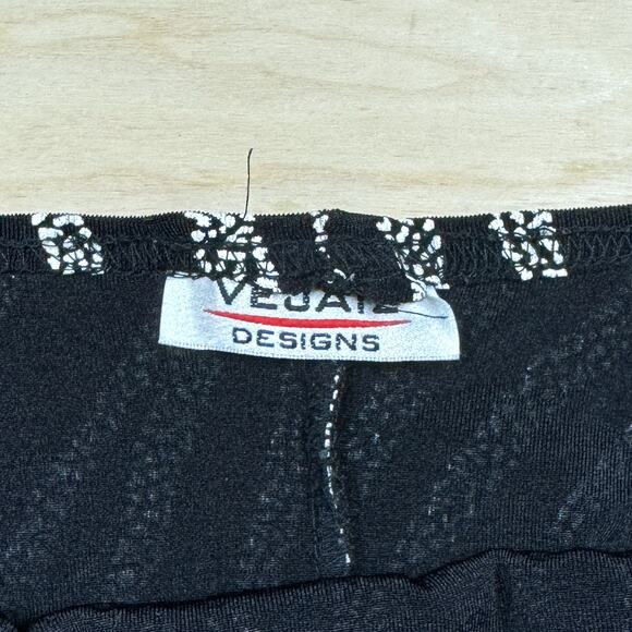 Vintage 1990s Abstract Zebra Print Slinky Midi Dress - Picture 5 of 7